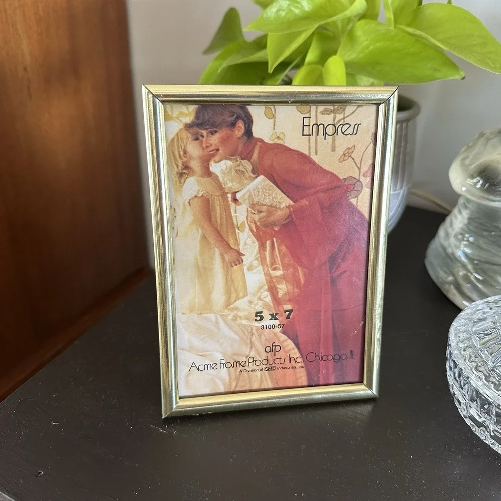 Vintage Brass Picture Frame 5